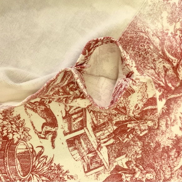 Vintage Toile French Country Life
Window Valance Red On White Rod
Pocket USA - Picture 4 of 16